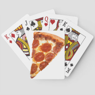 SlipperyJoes klassiska pepperonipizzabit smält Casinokort