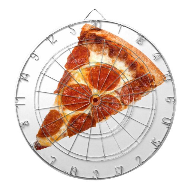 SlipperyJoe's klassiska pepperonipizzabit smält Darttavla (Framsidan)