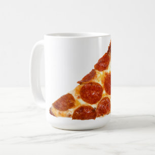 SlipperyJoe's klassiska pepperonipizzabit smält Kaffemugg