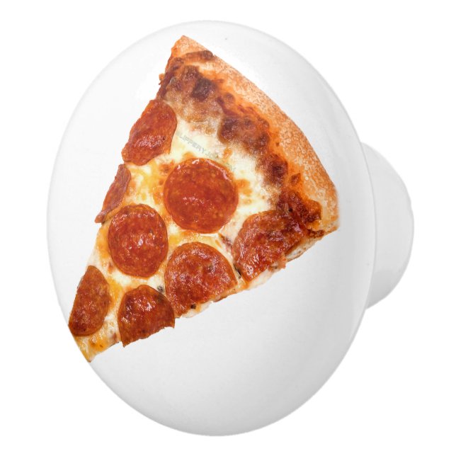 SlipperyJoe's klassiska pepperonipizzabit smält Knopp (Höger)