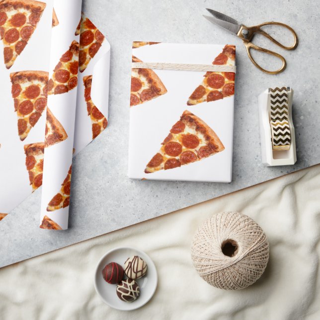SlipperyJoe's klassiska pepperonipizzabit smält Presentpapper (Hantverk)