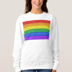 SlipperyJoe's klassiska regnbåge taktilt handgjord T Shirt