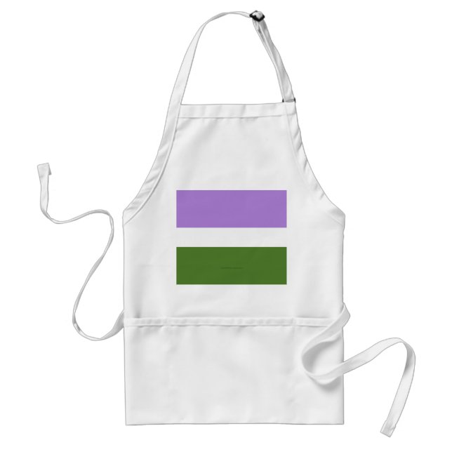SlipperyJoe's könsneutrala prideflagga lavendelbla Förkläde (Framsidan)