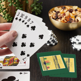 SlipperyJoe's Kwanzaa varma firande ton tradition Casinokort