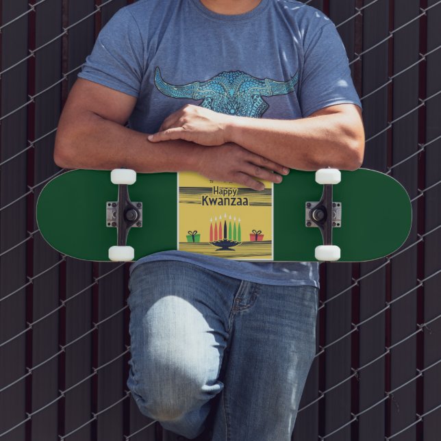 SlipperyJoe's Kwanzaa varma firande ton tradition Mini Skateboard Bräda 18,5 Cm (Utomhus 3)