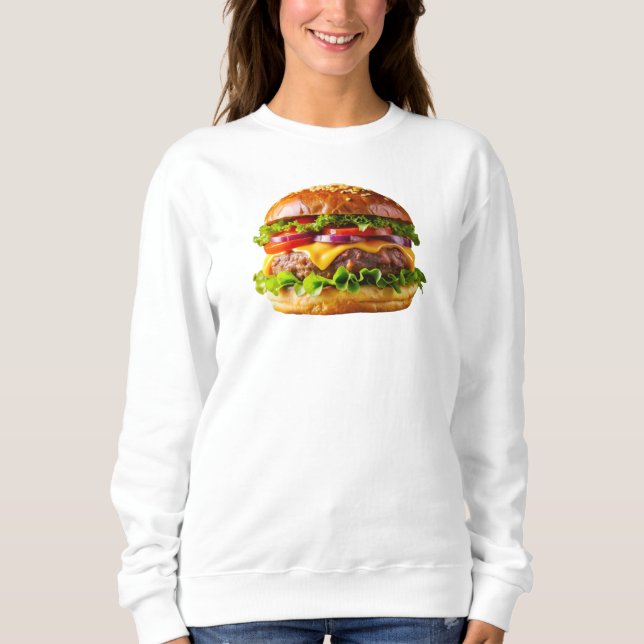 SlipperyJoes läckra cheeseburgare crispy ba T Shirt (Framsida)