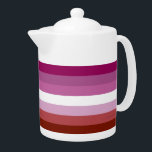 SlipperyJoe's lesbisk pride flagga feminin-enhet<br><div class="desc">SlipperyJoe's lesbisk pride feminininsamfund i flagga Lipstick magenta vit rosa röda skuggor kvinnor konstnärlig symmetribalans för homosexuella presenter HGBTQIA sju vågrät rand varierande färg</div>