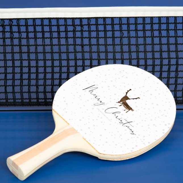 SlipperyJoes linjearbetade silhuett ren minimi Pingisracket (Insitu)