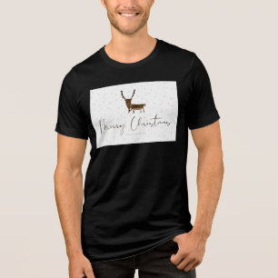 SlipperyJoes linjearbetssilhuett ren minimal T Shirt