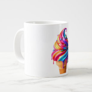 SlipperyJoe's livliga glasskon klassiker Jumbo Mugg