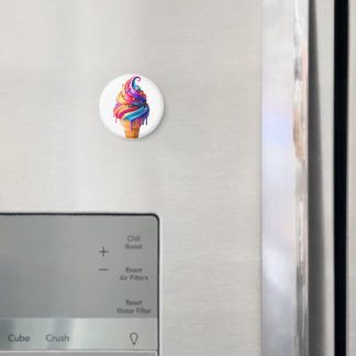 SlipperyJoes livliga glasskon klassiker  Magnet
