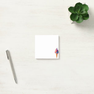 SlipperyJoe's livliga glasskon klassiker Post-it Block