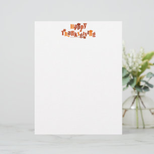 SlipperyJoe's ljusa festliga Thanksgiving-grafik Brevhuvud