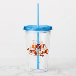 SlipperyJoe's ljusa festliga Thanksgiving-grafik Take Away Mugg