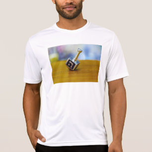 SlipperyJoes Lycklig Hanukkah, fyrsidig spinning t Shirt
