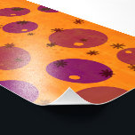 SlipperyJoe's Lycklig Hanukkah Jewish Hebrew-jelly Fototryck<br><div class="desc">SlipperyJoe's Lycklig Hanukkah Jewish Hebrew geléfylld munnötsrepresentation Chanukah ger dekorationer Judaism religion små asteriskliknande symboler konstnärlig orange av lila ovala former av lekfull arrangemang konstnärlig abstrakt mönster ljus bakgrund</div>