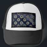 SlipperyJoes Lycklig Hanukkah många Star i Davi Keps<br><div class="desc">SlipperyJoe's Lycklig Hanukkah många Star av David-symboler Firande judisk hebreiska Chanukah ger dekorationer Judaism religiös signifikant symbol relevant kulturell religiösa kontexter av olika sexårskaraktär mörk blått lila hues mörk abstrakt bakgrund med lagrade texturerade utseende</div>