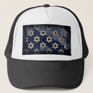 SlipperyJoes Lycklig Hanukkah många Star i Davi Keps