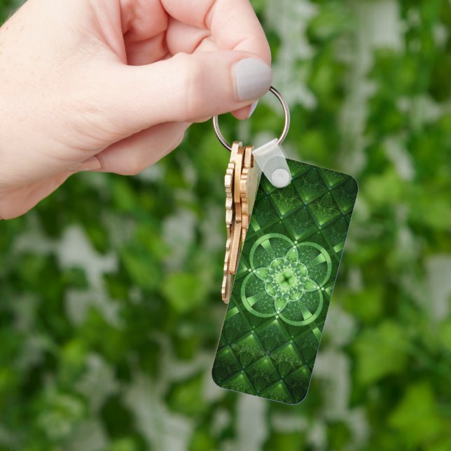 SlipperyJoes lysande fyrklöverkung på St. Patricks Nyckelring (Hand)