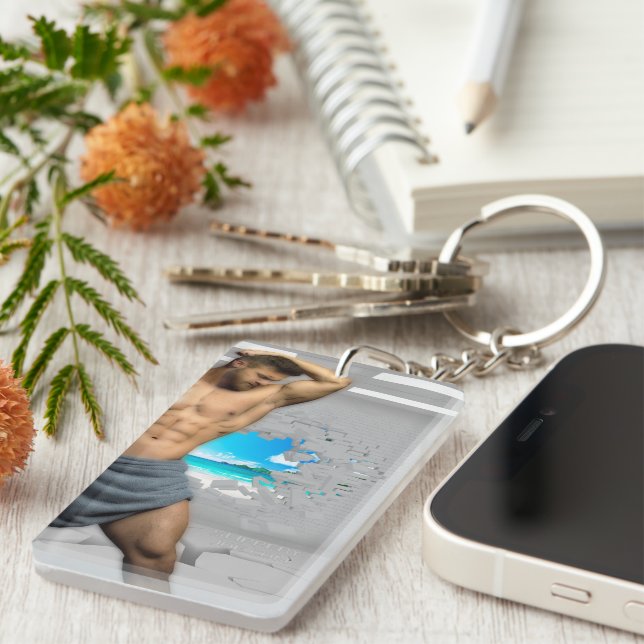 SlipperyJoe's Man towel bruten vit tegelvägg ba (Högra Framsidan)