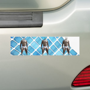 SlipperyJoe's Man underkläder 6-pack bröstkorgsbor Bildekal