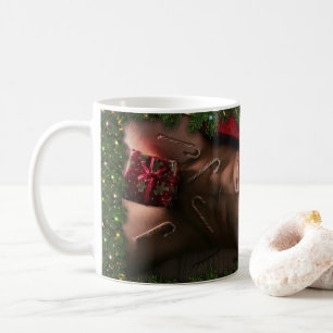 SlipperyJoes manliga bröst sexpack mage bar överkr Kaffemugg