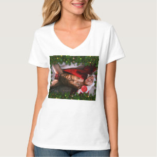 SlipperyJoes manliga bröst sexpack mage bar överkr T Shirt