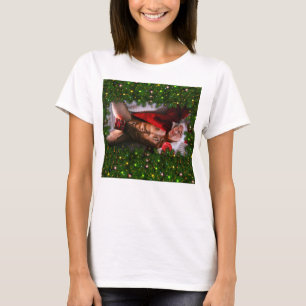 SlipperyJoes manliga bröst sexpack mage bar överkr T Shirt