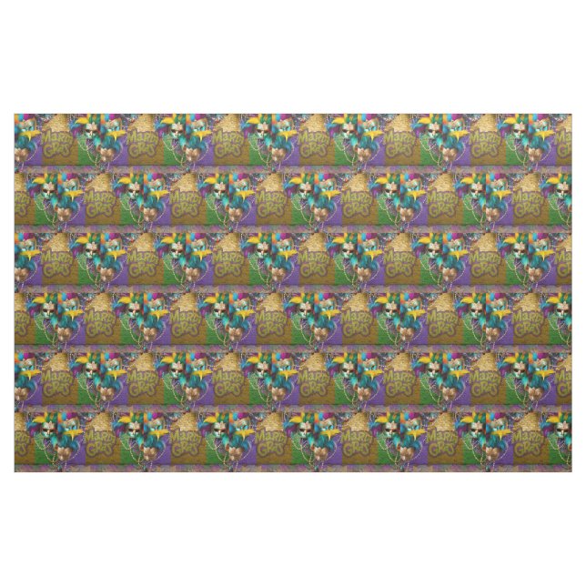 SlipperyJoe's Mardi Gras Bead Necklaces doubloons Tyg (Yard)