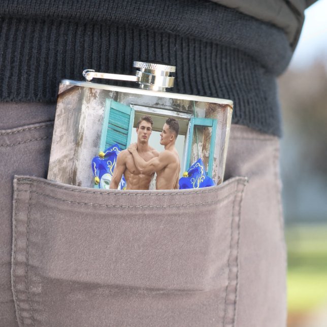 SlipperyJoe's Mardi Gras Manar lila guld grönt bal Fickplunta (In Situ)