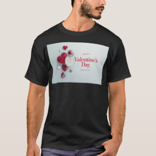 SlipperyJoes moderna Alla hjärtans dag-layoutkonst T Shirt