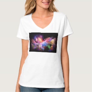 SlipperyJoe's molngrafik abstrakt vibrant surm T Shirt