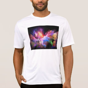 SlipperyJoe's molngrafik abstrakt vibrant surm T Shirt