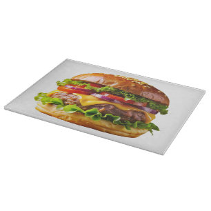SlipperyJoe's mousserande staplade hamburgare thic