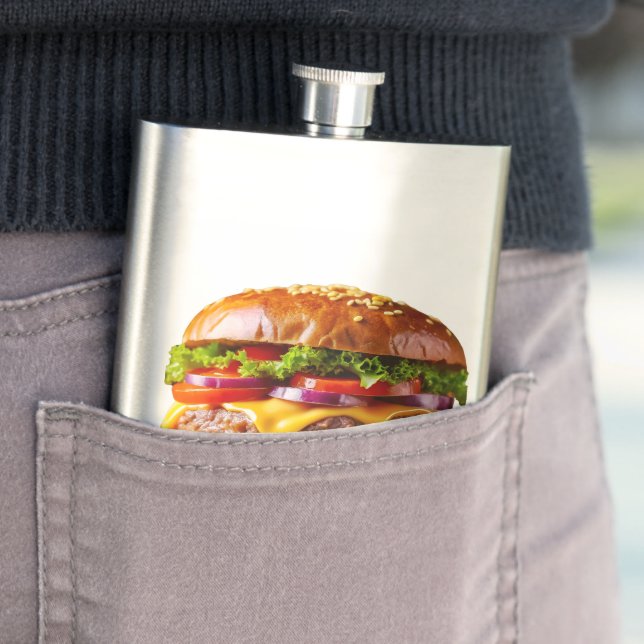 SlipperyJoe's mousserande staplade hamburgare thic Fickplunta (In Situ)