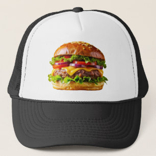 SlipperyJoe's mousserande staplade hamburgare thic Keps