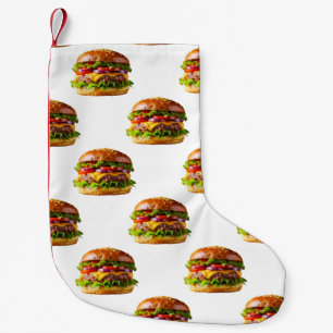 SlipperyJoe's mousserande staplade hamburgare thic Liten Julstrumpa