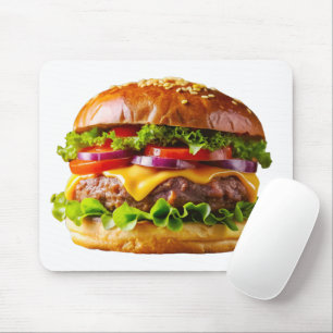 SlipperyJoe's mousserande staplade hamburgare thic Musmatta