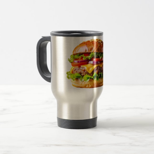 SlipperyJoe's mousserande staplade hamburgare thic Resemugg (Framsida vänster)