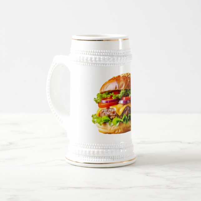 SlipperyJoe's mousserande staplade hamburgare thic Sejdel (Framsida vänster)
