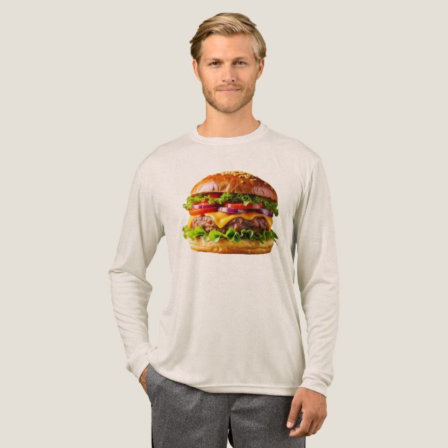 SlipperyJoe's mouthwatering cheeseburger crispy ba T Shirt (Hel framsida)