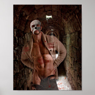 SlipperyJoe's muskelspökstunnel Hallowee Poster