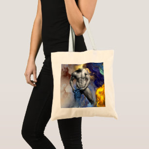 SlipperyJoe's muskulära kroppsfysik steamy shirtle Tygkasse
