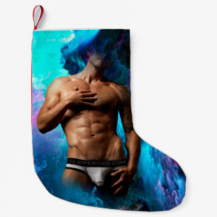 SlipperyJoe's muskulösa herrunderkläder byxbulge k Liten Julstrumpa