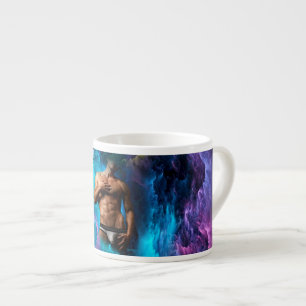 SlipperyJoe's muskulösa herrunderkläder byxbulor k Espressomugg