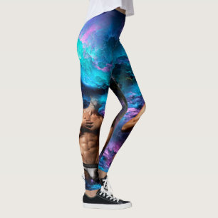 SlipperyJoe's muskulösa herrunderkläder byxbulor k Leggings