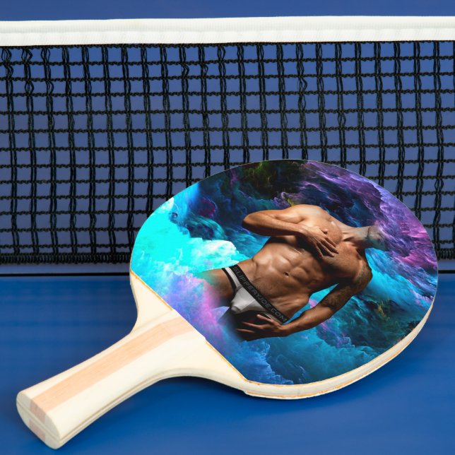 SlipperyJoe's muskulösa man underkläder bulge kosm Pingisracket (Insitu)