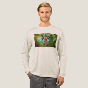 SlipperyJoe's mycket muskulösa vuxna man utan skjo T Shirt