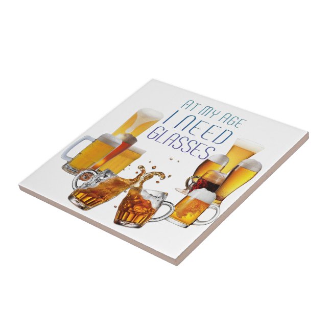 SlipperyJoe's ölglas pilsnerglas kannor  Kakelplatta (Sidan)