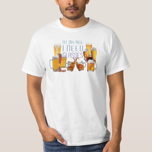 SlipperyJoe's ölglas pilsnerglas kannor  T Shirt (Framsida)